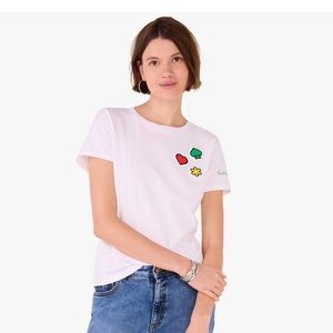 NWT Kate Spade ♠️ Hello Kitty Short Sleeve Tee Size Medium